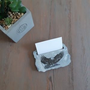 Northern Expressions soapstone card holder